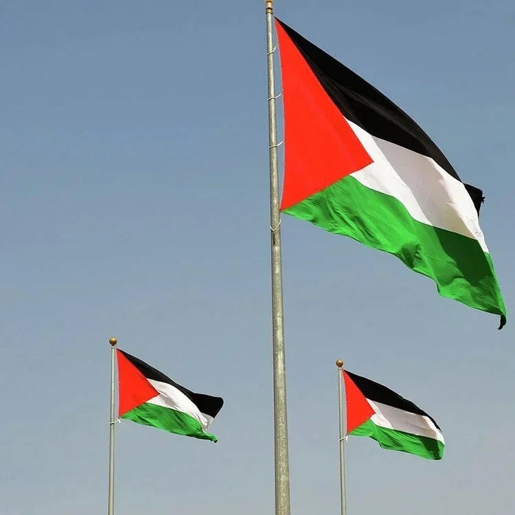Palestine Flag Hanging High Quality Polyester